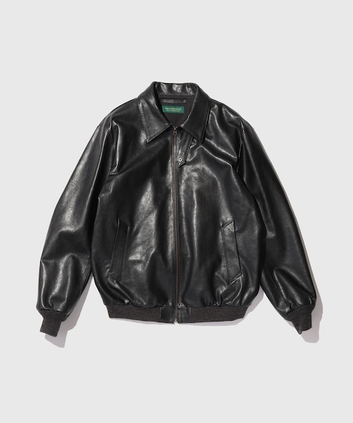 ADAM ET ROPE'(アダムエロペ)の「A-2 GOAT LEATHER BLOUSON(ライダースジャケット・メンズ・ブラック・L/M/S)」の5枚目の写真