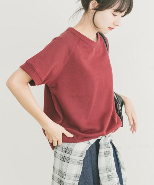 ITEMS URBANRESEARCH(アイテムズ アーバンリサーチ)の「ラメハンソデスウェットプルオーバー(スウェット・レディース・GRY/NVY/CHERRY・FREE)」の18枚目の写真