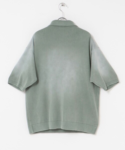 URBAN RESEARCH Sonny Label（アーバンリサーチサニーレーベル）の「ピグメントニットポロシャツ（ニット/セーター・メンズ・グリーン/スミクロ・M/L）」の19枚目の写真