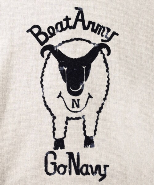 ADAM ET ROPE'（アダムエロペ）の「【BOWWOW/バウワウ】BEAT ARMY HOODIE AGED（パーカー・メンズ・キナリ・L/M）」の4枚目の写真