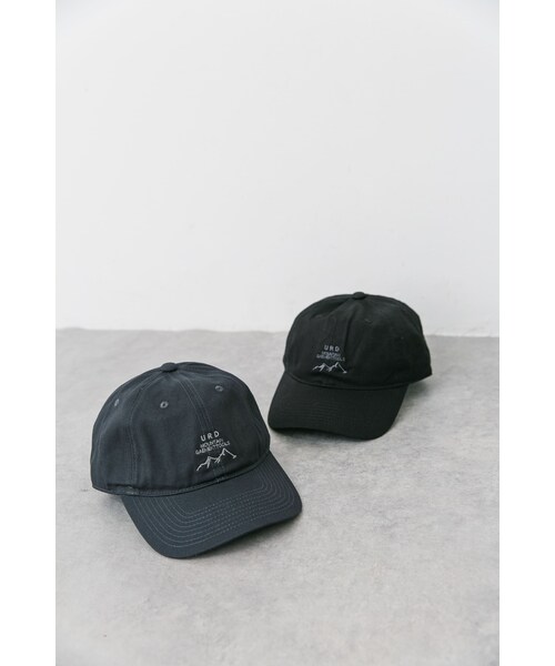 URBAN RESEARCH DOORS（アーバンリサーチドアーズ）の「URD刺繍CAP（キャップ・メンズ・BLACK/CHARCOAL・-）」の11枚目の写真