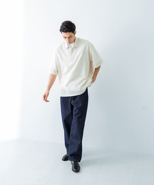 URBAN RESEARCH（アーバンリサーチ）の「『UR TECH DRYLUXE』高機能リネンポロシャツ（ポロシャツ・メンズ・FADE BLACK/BEIGE/BURGUNDY・M/L）」の15枚目の写真
