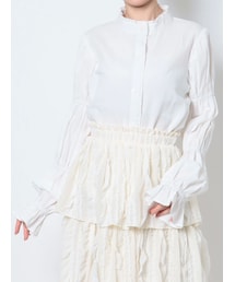 merry jenny | ponponスリーブブラウス(シャツ/ブラウス)