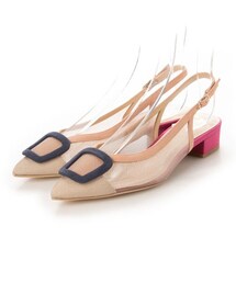Mode et Jacomo（モードエジャコモ）の「モード エ ジャコモ MODE ET JACOMO チュールバックストラップパンプス （パンプス）」