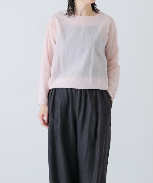 かぐれ（カグレ）の「Yoli　SIMPLE BLOUSE（シャツ/ブラウス・レディース・O WHITE/BLACK/YELLOW/PINK・1）」の4枚目の写真