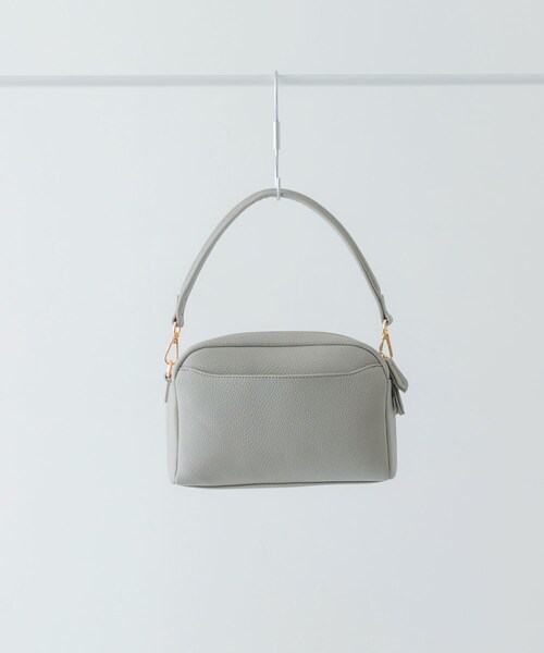 RODE SKO（ロデスコ）の「フロントポケットショルダーバッグ（ショルダーバッグ・レディース・BLACK/BEIGE/BLUE/GRAY・One）」の3枚目の写真