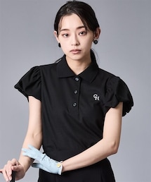 CHIC STYLE | パフスリーブポロシャツ＜大きいサイズ有＞シックスタイルゴルフ(Tシャツ/カットソー)