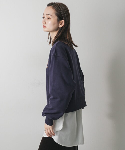 SENSE OF PLACE by URBAN RESEARCH(センスオブプレイスバイアーバンリサーチ)の「グラフィックルーズスウェット(スウェット・レディース・L.GRAY/OATMEAL/NAVY/PINK・One)」の9枚目の写真