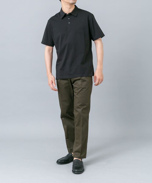 URBAN RESEARCH ROSSO（アーバンリサーチロッソ）の「『冷感/速乾』Cool Touch トラベルポロシャツ（ポロシャツ・メンズ・NAVY/BLACK/CHARCOAL/WHITE・S/M/L/XL）」の19枚目の写真