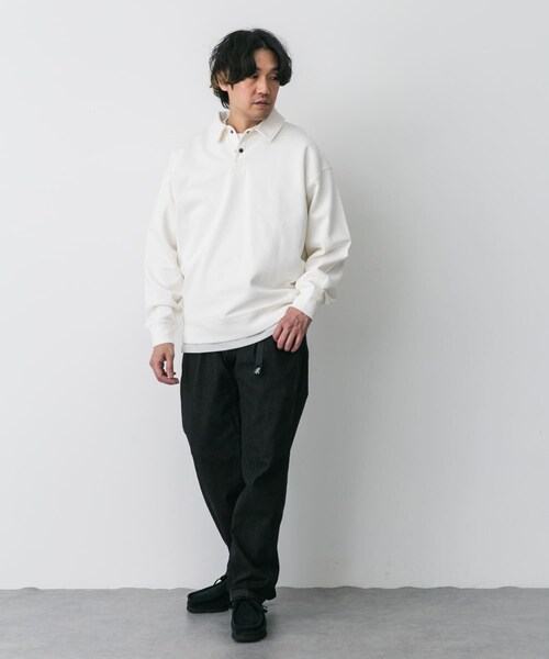 URBAN RESEARCH DOORS（アーバンリサーチドアーズ）の「『別注』Gramicci　Mountain Tuck Pants（デニムパンツ・メンズ・BLACK/MediumUsed/Dark Used/O.W.・S/M/L/XL）」の12枚目の写真