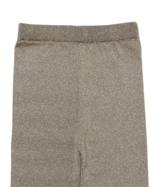 ADAM ET ROPE'（アダムエロペ）の「ラメルーズトレンカ（レギンス/スパッツ・レディース・グレー/ダークブラウン・F）」の7枚目の写真