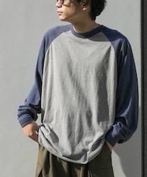 FORK&SPOON | FORK&SPOON ベースボールロングスリーブTシャツ(Tシャツ/カットソー)