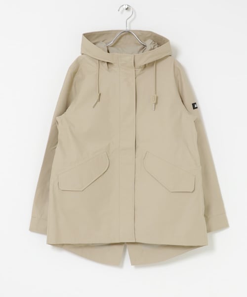 THE GOODLAND MARKET（ザグッドランドマーケット）の「AIGLE　透湿防水 フーデッドジャケット（テーラードジャケット・レディース・AVOCAT A/BEIGE A/ANDORRA・36/38）」の2枚目の写真