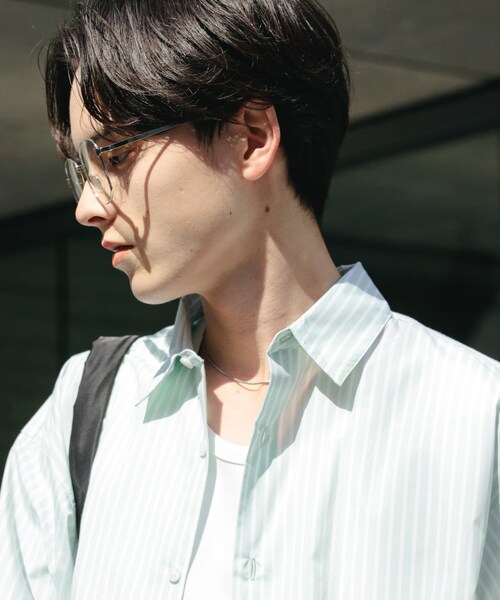 SENSE OF PLACE by URBAN RESEARCH（センスオブプレイスバイアーバンリサーチ）の「メタルフレームサングラス（メガネ・メンズ・SILVER/SLV MATT・one）」の6枚目の写真