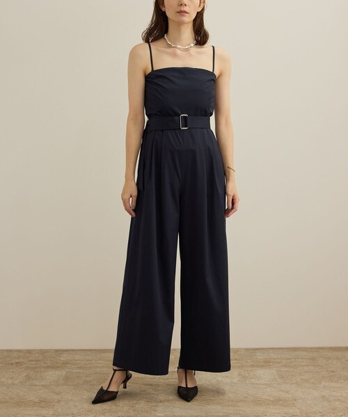 ROPE'(ロペ)の「コットンサテンオールインワン/洗える(つなぎ/オールインワン・レディース・ネイビー/ターコイズ・F)」の20枚目の写真