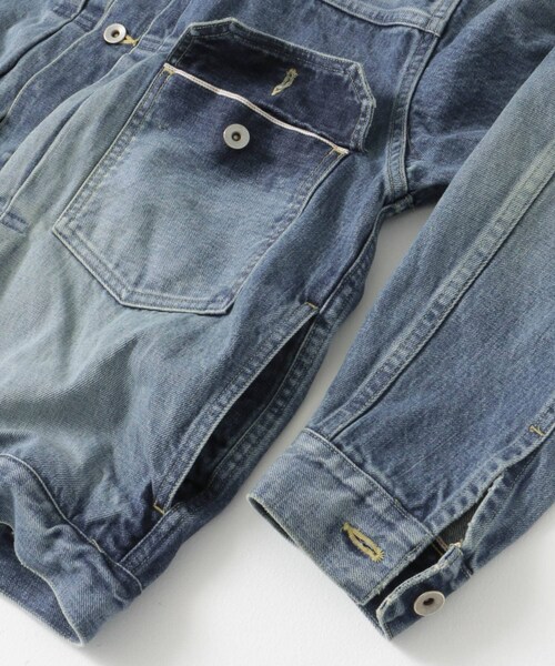 URBAN RESEARCH DOORS（アーバンリサーチドアーズ）の「marka　TYPE-1 DENIM JACKET（デニムジャケット・メンズ・UsedWashed・2/3）」の4枚目の写真