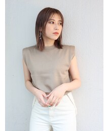 MURUA | オーバーショルダーニットタンク(タンクトップ)