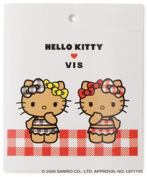 VIS(ビス)の「【HELLO KITTY×VIS】日焼けデザイン ハローキティフェイスポーチチャーム(ポーチ・レディース・ベージュ・F)」の19枚目の写真
