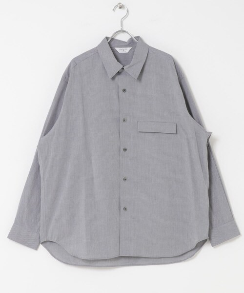 URBAN RESEARCH DOORS（アーバンリサーチドアーズ）の「STILL BY HAND　Oversized shirts（シャツ/ブラウス・メンズ・GREY CHECK/BLUE ST・46/48）」の4枚目の写真