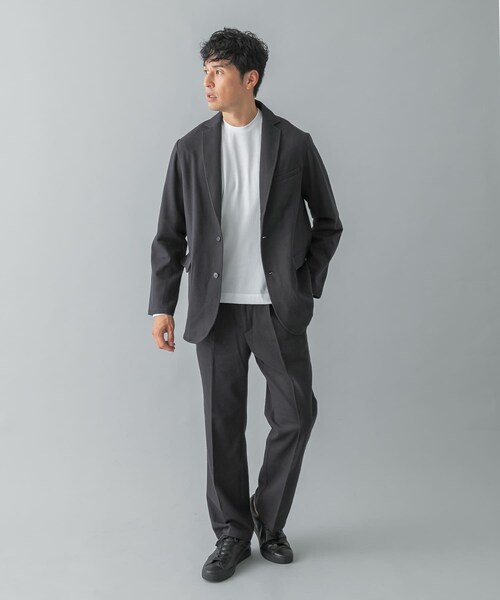 URBAN RESEARCH ROSSO(アーバンリサーチロッソ)の「『蓄熱 / XLサイズあり』アーバンリラックスサーモライトネルセットアップ(セットアップ・メンズ・CHARCOAL/NAVY/BRN KHAKI・S/M/L/XL)」の3枚目の写真