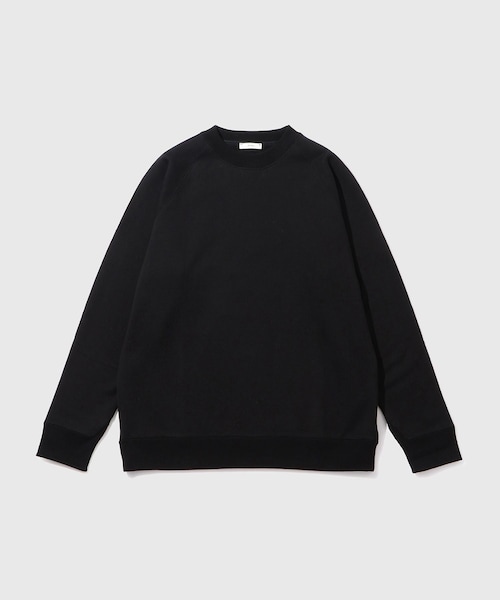 ADAM ET ROPE'(アダムエロペ)の「【ATON/エイトン】ZERO URAKE C/N SWEAT(スウェット・メンズ・ブラック/ホワイト・4/6)」の4枚目の写真