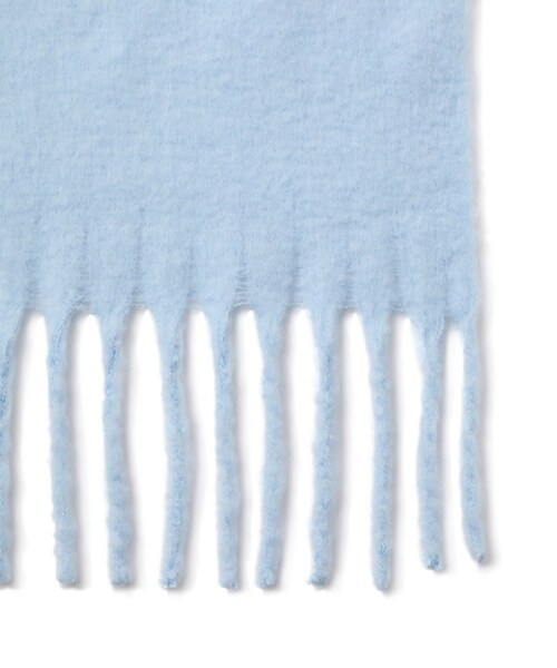 ROPE' PICNIC(ロペピクニック)の「バルキーフリンジストール(ストール/ショール・レディース・グレー/キナリ/ベージュ系/サックス・F)」の14枚目の写真