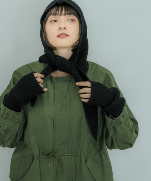 SMELLY（スメリー）の「リブアームウォーマー（ベルト・レディース・BEG/BLK/BLU・-）」の15枚目の写真