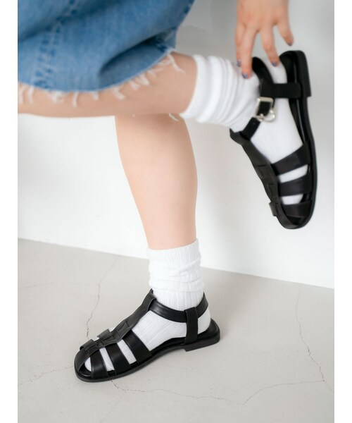 Ungrid（アングリッド）の「グルカサンダル（サンダル・レディース・ブラック/ブラウン・S/M/L）」の2枚目の写真