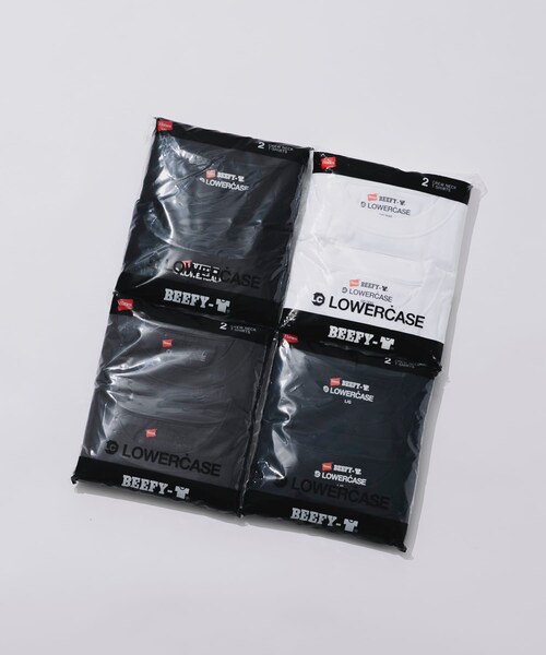 URBAN RESEARCH(アーバンリサーチ)の「HANES×LOWERCASE LOWERCASE 2P BEEFY-T SS(Tシャツ/カットソー・メンズ・WHITE/WHT/BLK/BLACK/D.GRAY/NAVY・M/L/XL/XXL)」の15枚目の写真