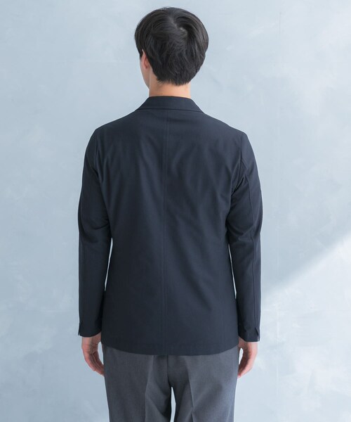 URBAN RESEARCH DOORS（アーバンリサーチドアーズ）の「LIFE STYLE TAILOR　ライトメッシュイージージャケット（テーラードジャケット・メンズ・BEIGE/NAVY・S/M/L/XL）」の16枚目の写真