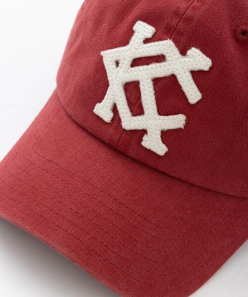 ADAM ET ROPE'(アダムエロペ)の「【AMERICAN NEEDLE】BASEBALL CAP(キャップ・レディース・ブラック/レッド・F)」の18枚目の写真