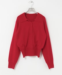 crinkle crinkle crinkle | crinkle crinkle crinkle　SLOW OFF KNIT TOP(ニット/セーター)