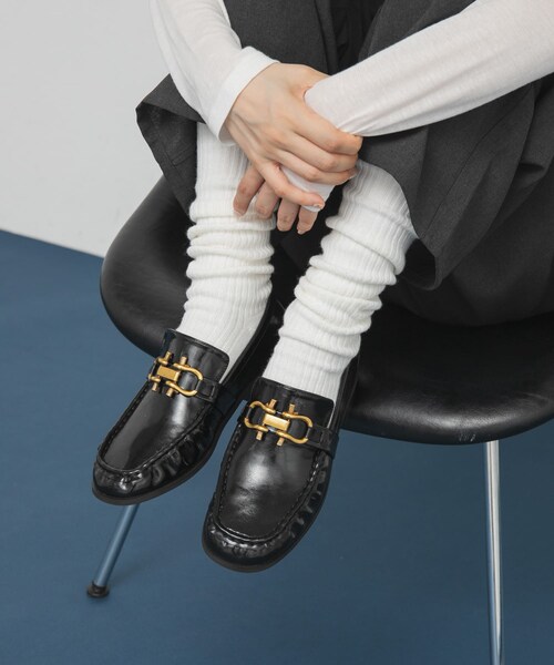 KBF（ケイビーエフ）の「ヴィンテージビットローファー（ローファー・レディース・D.BROWN/BLACK・36/37/38）」の4枚目の写真