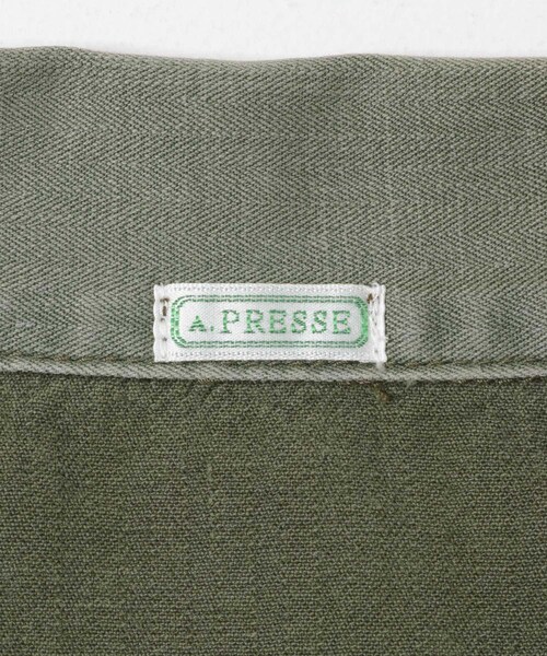 URBAN RESEARCH(アーバンリサーチ)の「A PRESSE Vintage USMA HBT M-44 Jacket(ミリタリージャケット・メンズ・BLACK/SAGE・2/3)」の12枚目の写真