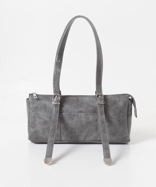 SENSE OF PLACE by URBAN RESEARCH（センスオブプレイスバイアーバンリサーチ）の「FLスクエアボストンバッグ（ボストンバッグ・メンズ・BLACK/GRAY/BROWN・one）」の2枚目の写真