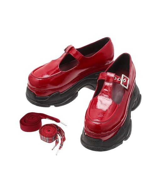 jouetie（ジュエティ）の「メリージェーンレースアップシューズ