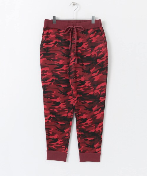 ITEMS URBANRESEARCH（アイテムズ アーバンリサーチ）の「カモフラ裏毛リブパンツ（スウェットパンツ・メンズ・CHA/D.BRN/L.BRN/RED・38/40）」の4枚目の写真