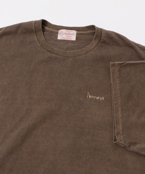 URBAN RESEARCH Sonny Label（アーバンリサーチサニーレーベル）の「『別注』PENNEYS×Sonny Label　ピグメントショートスリーブTシャツ（Tシャツ/カットソー・メンズ・ネイビー/オフ/ブルー/ブラウン/ブラック/レッド・one）」の20枚目の写真