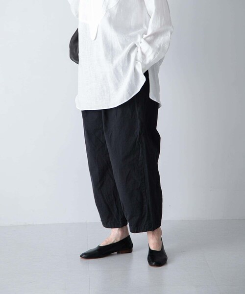 かぐれ（カグレ）の「コットンクロップドパンツ（その他パンツ・レディース・OFF/BEIGE/BLACK・Free）」の17枚目の写真