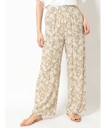 Ungrid | 【Cl】リーフ柄ラフパンツ(その他パンツ)