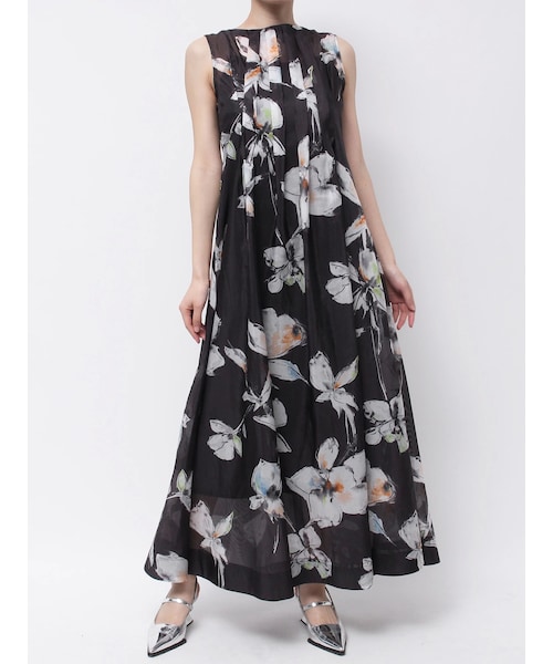 【OUNNOUN】シアータックワンピース MERCURYDUO（マーキュリーデュオ）の「【OUNNOUN】シアータック