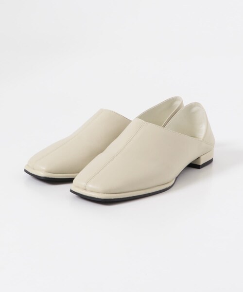 URBAN RESEARCH Sonny Label（アーバンリサーチサニーレーベル）の「スクエアフラットスリッポン（スリッポン・レディース・ブラック/エクリュ/ブラウン・S/M/L）」の6枚目の写真