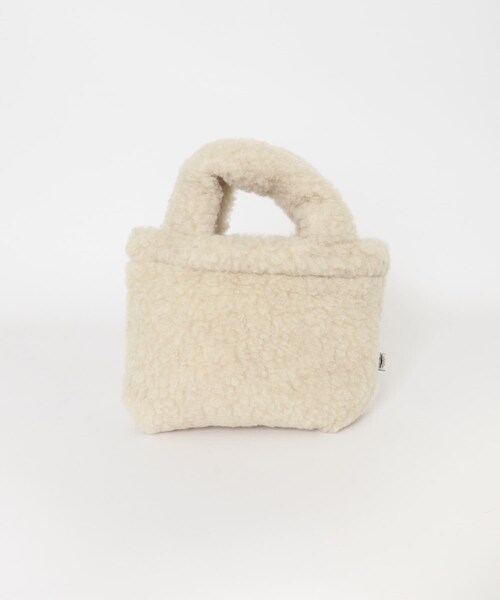 URBAN RESEARCH DOORS（アーバンリサーチドアーズ）の「『別注』Cold Breaker×DOORS　ボアバッグ（ハンドバッグ・レディース・BEIGE/CAMELLO・FREE）」の10枚目の写真