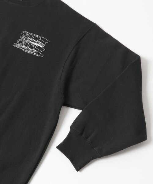 URBAN RESEARCH(アーバンリサーチ)の「CITY COUNTRY CITY CCC×AVIREX SWEAT SHIRT(スウェット・メンズ・BLACK/GRAY・L/XL)」の6枚目の写真