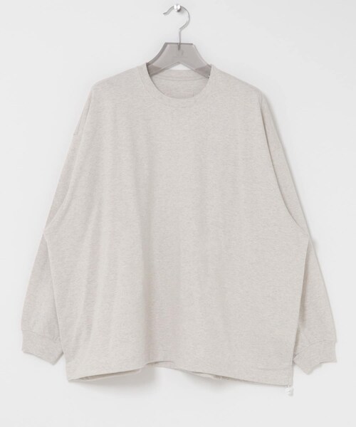 URBAN RESEARCH（アーバンリサーチ）の「dDdDdDd　BIG DRAWSTRING LONG-SLEEVE T-SHIRTS（Tシャツ/カットソー・メンズ・WHITE/BLACK/NAVY/M.GRAY・S/M/L/XL/XXL）」の21枚目の写真