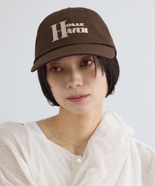 ADAM ET ROPE'(アダムエロペ)の「【LY(エルワイ)】Boeken cap(キャップ・レディース・グレー系/ダークブラウン系・F)」の5枚目の写真