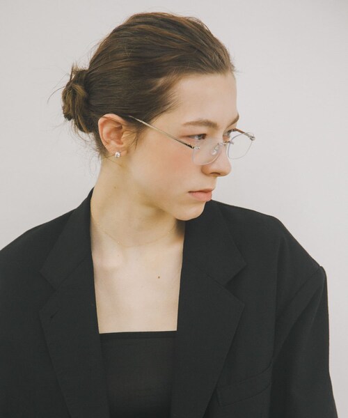 URBAN RESEARCH（アーバンリサーチ）の「decor『デコール』　Eyewear Rimless（メガネ・レディース・BROWN/SILVER・-）」の4枚目の写真