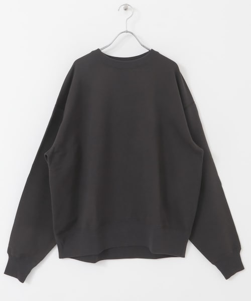 かぐれ（カグレ）の「『ユニセックス』コットンクルーネックスウェットプルオーバー（スウェット・レディース・OATMEAL/CHARCOAL/OATMEAL A/CHARCOAL A・1/2）」の2枚目の写真