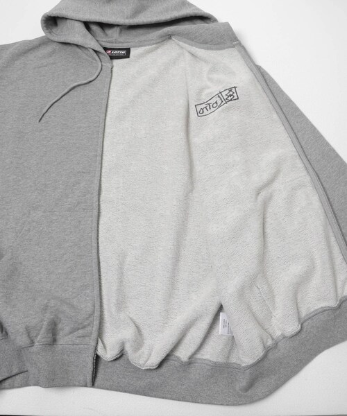 URBAN RESEARCH（アーバンリサーチ）の「LOTTO　itteki LOGO ZIP HOODIE（パーカー・メンズ・BLACK/GRAY・M/L/XL/XXL）」の15枚目の写真