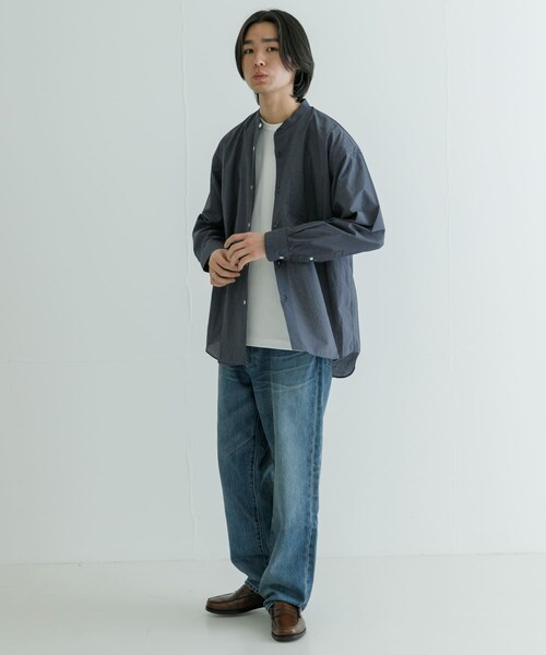 URBAN RESEARCH（アーバンリサーチ）の「C/Nエアーワッシャーシャツ（シャツ/ブラウス・メンズ・S/GREEN/GRAY/ASH/NAVY・M/L）」の19枚目の写真